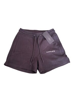 Alphalete Women’s Black Drawstring Athletic Cotton Shorts